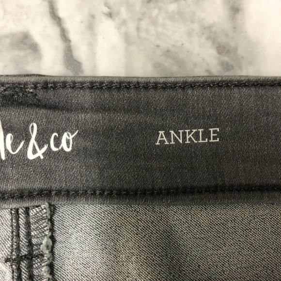 Style & Co Gray High Rise Ankle Pants Size 18 NWT - Picture 4 of 8